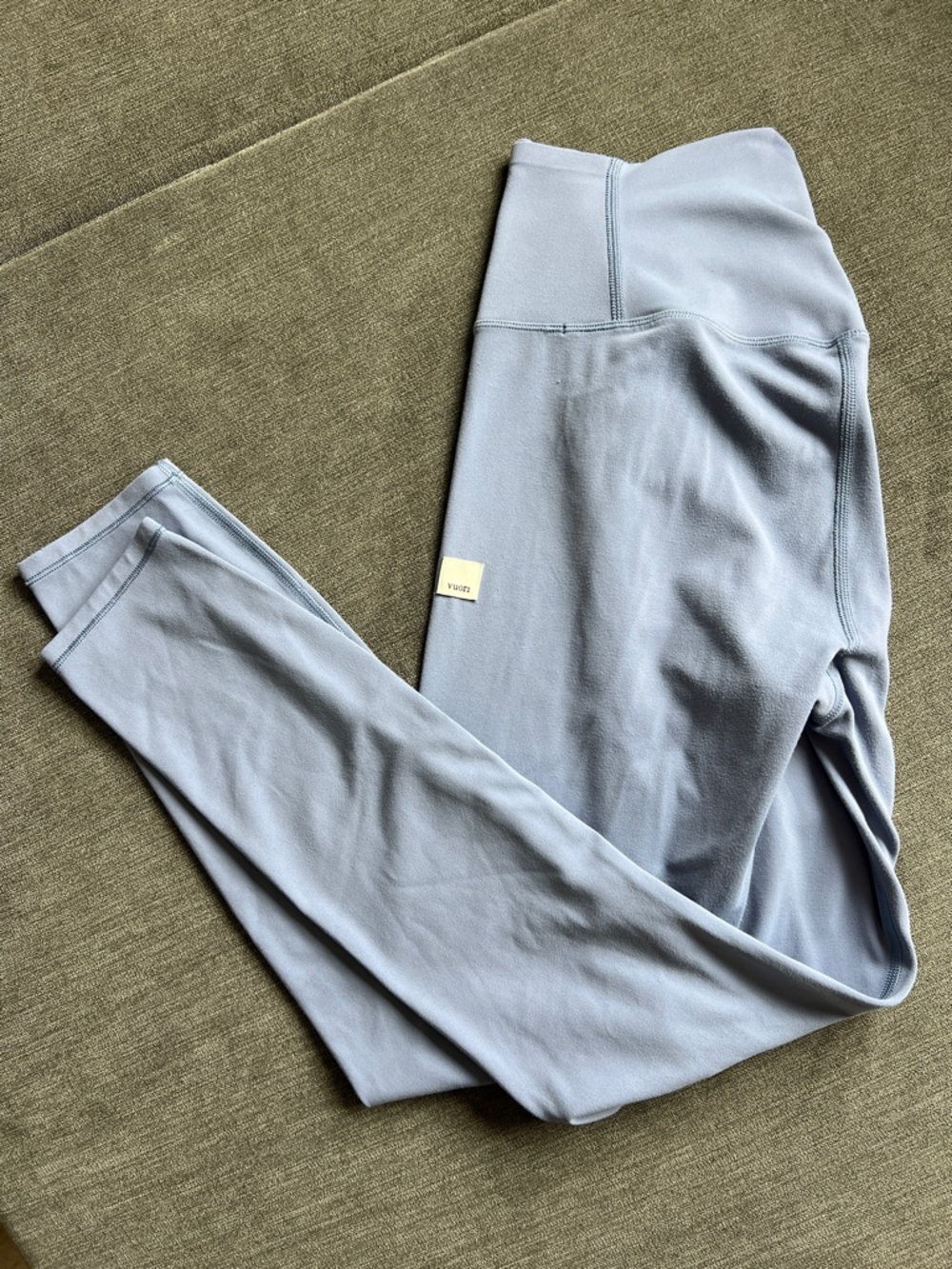 Vuori AllTheFeels Blue High-Waist Leggings - S